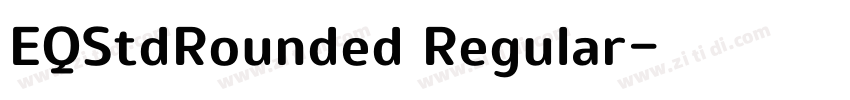 EQStdRounded Regular字体转换